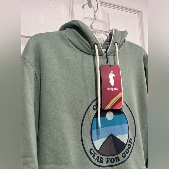 Cotopaxi Men's M Medium Sunny Side Pullover Hoodie Grey SilverSweatshirt NWT - Picture 2 of 14